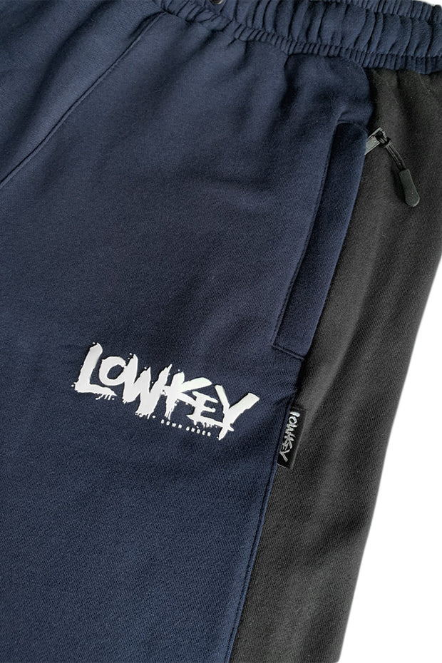 Lowkey City Side Track Shorts - Navy/Grey/Black - Lowkey Down Under