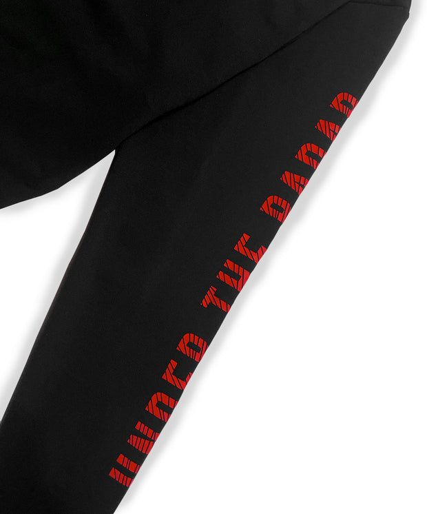Lowkey Training Sweatshirt - Black/Heather Grey/Crimson Red - Lowkey Down Under
