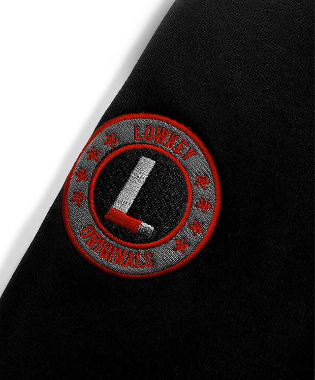 Lowkey Training Sweatshirt - Black/Heather Grey/Crimson Red - Lowkey Down Under