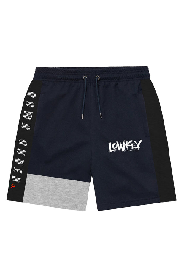 Navy/Grey/White Trackshorts - Lowkey Down Under