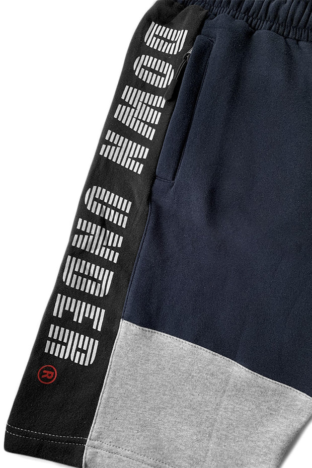 Lowkey City Side Track Shorts - Navy/Grey/Black - Lowkey Down Under