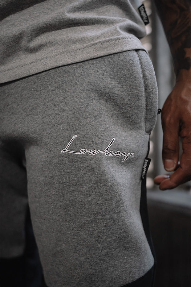 Lowkey Signature Block Trackpants - Charcoal/Grey/Black - Lowkey Down Under