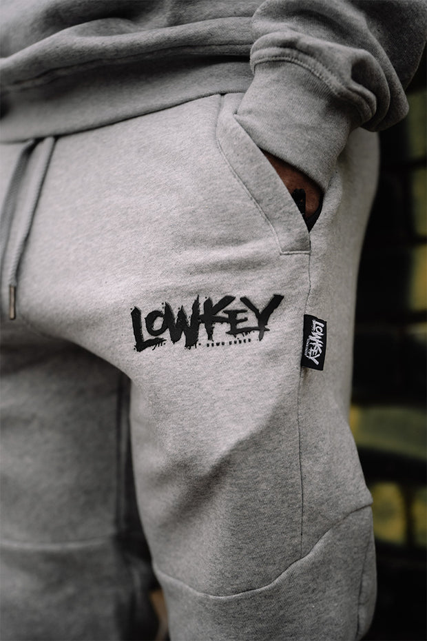 Lowkey Underground Trackpants - Grey/Black - Lowkey Down Under