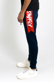 Lowkey OG Flare Track Pants - Navy/Red/White - Lowkey Down Under