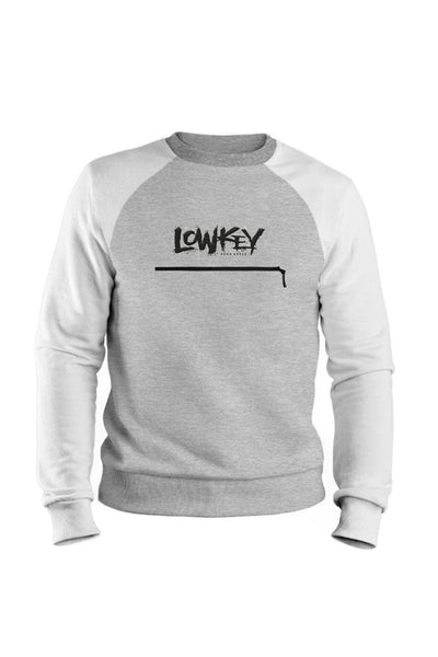 Lowkey Core Sweatshirt - Grey/White - Lowkey Down Under